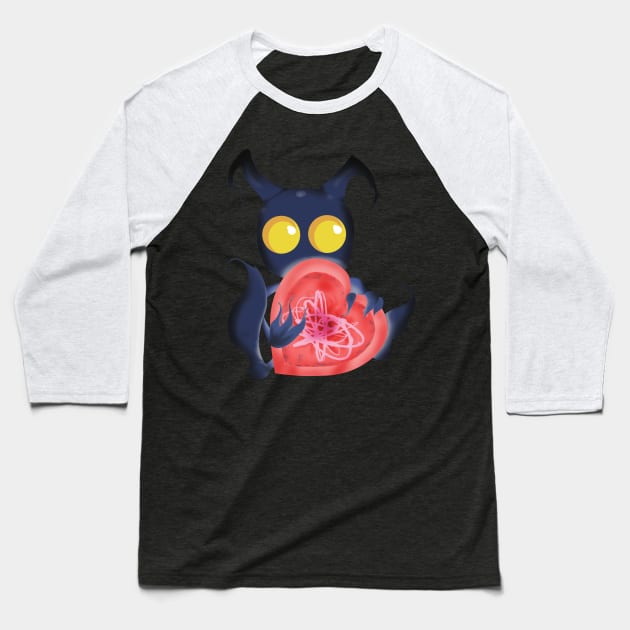 Heartless Baseball T-Shirt by Ellett_relativity